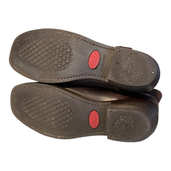 Dingo Rev Up Harness Boots Men's 10.5 Buffalo Brown Cushion Insole Side Zip EUC - Picture 5 of 9